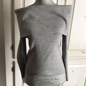 Off the shoulder sweater